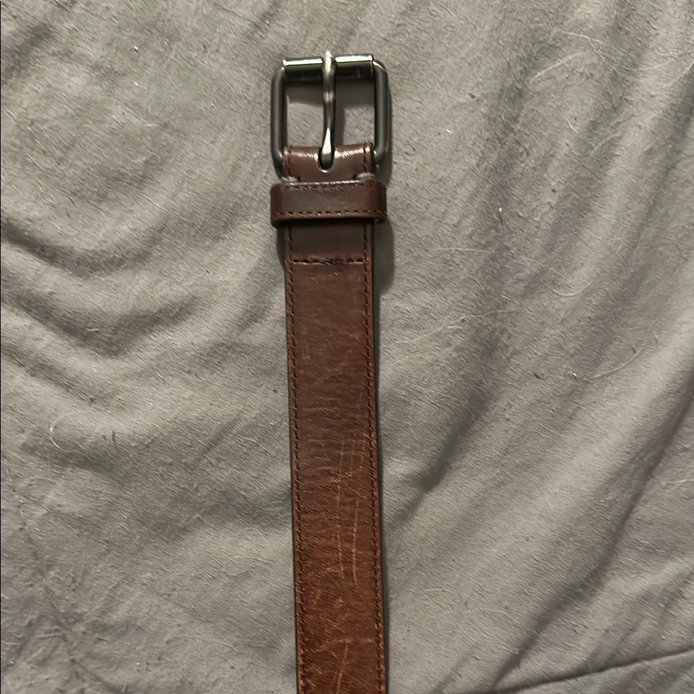 Theory Men's Brown Leather Belt size 32